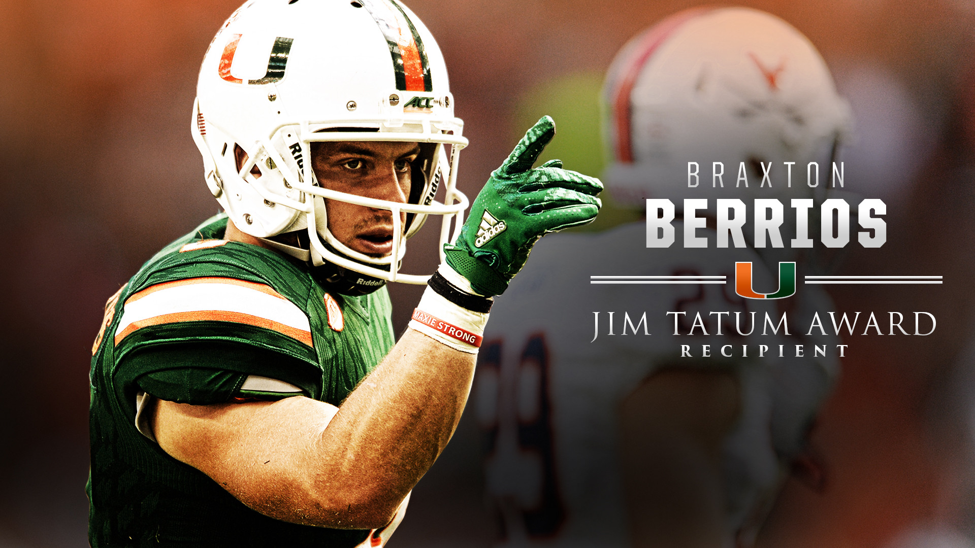 Berrios Selected as Jim Tatum Award Recipient