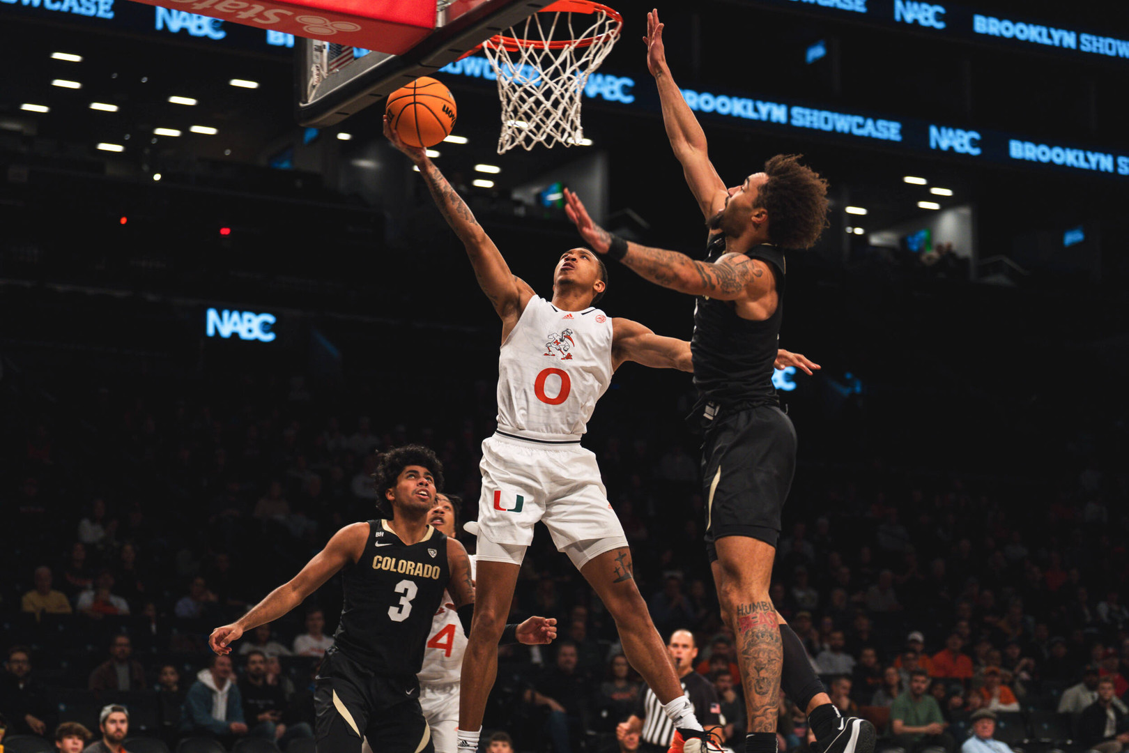 No. 15 Miami Falls to Colorado at NABC Brooklyn Showcase