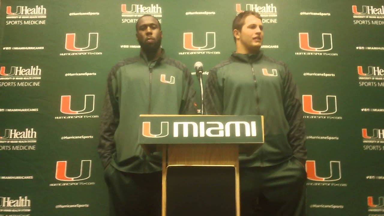 Clive Walford & Anthony Chickillo - Postgame Wake Forest