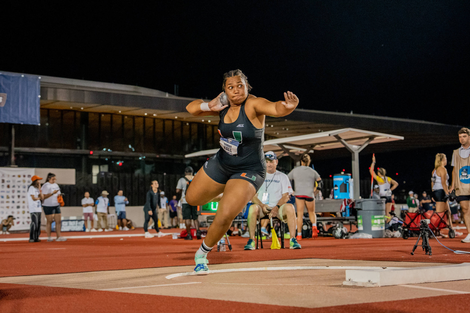 Hall Earns First Team All-American as Hurricanes Wrap up Day Two of Nationals