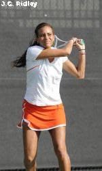 No. 11 Women's Tennis Advances Past Boston University, 4-0