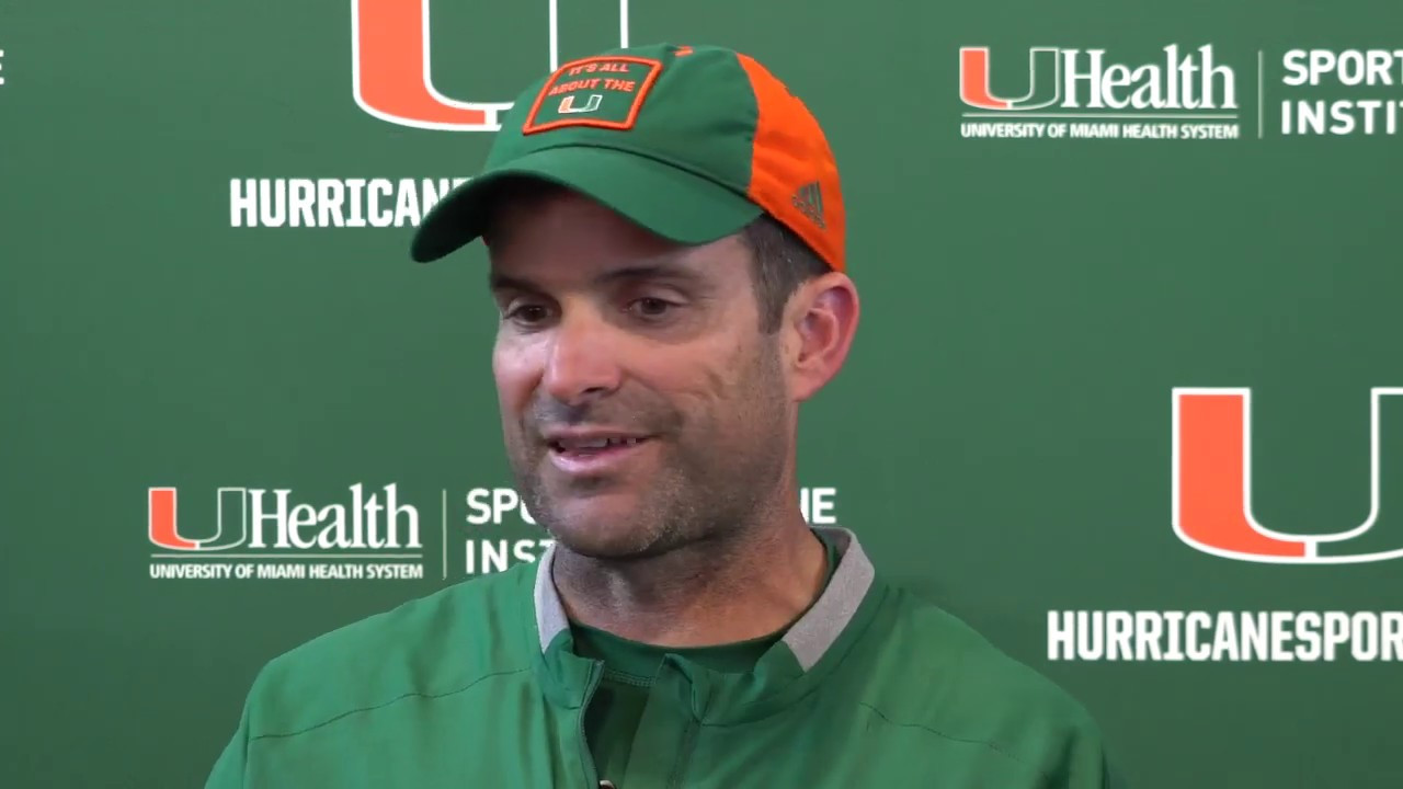 Manny Diaz | Post Practice Presser | 3.6.20