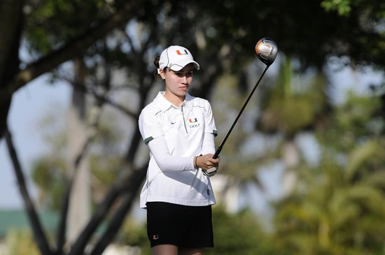 2011 Miami Hurricanes Women's Golf @ Cardinal Challenge Carina Cuculiza