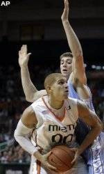 No. 3 North Carolina Edges Hurricanes, 69-65