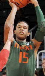 Hurricanes Roll Past North Carolina Central, 88-65
