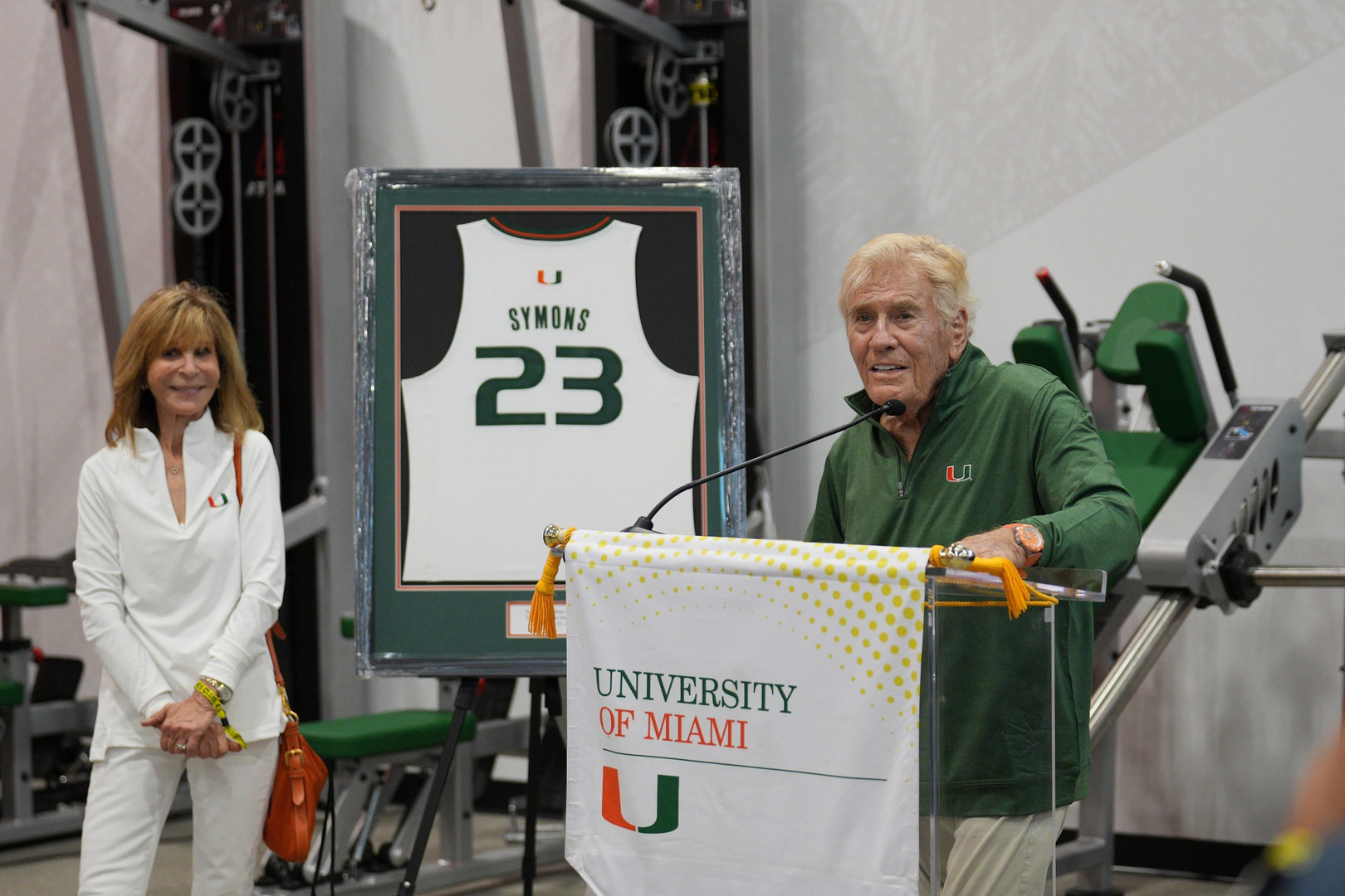 Miami Athletics Dedicates Susan and Stephen Symons Training Center