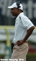 NCAA FOOTBALL COACHES TO BOOST TROOP MORALE DOWNRANGE