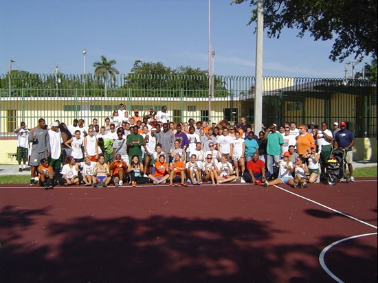 The Hurricanes Student Athlete Advisory Committee coordinated painting and planting as community service at Virrick Park in Coconut Grove.  120...