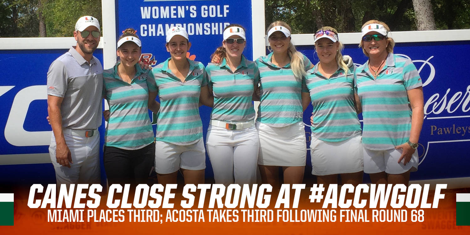 @HurricanesGolf Takes Third at the #ACCWGolf Championship