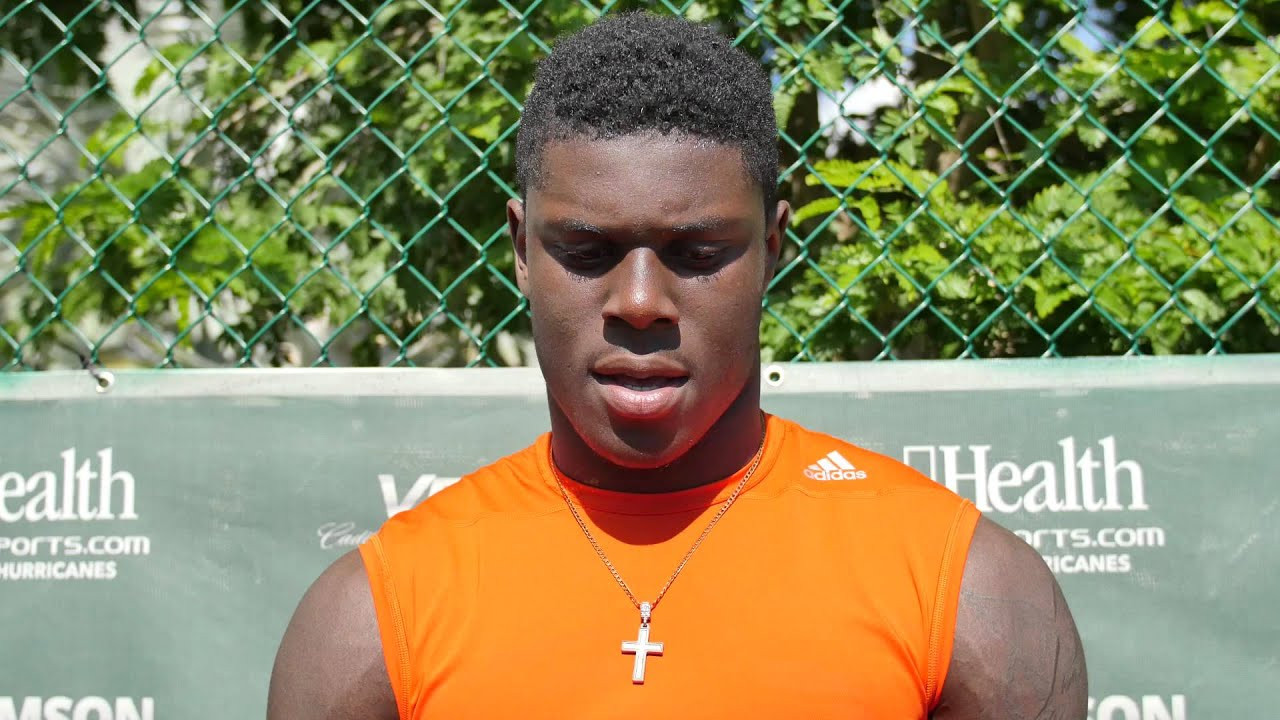 David Njoku | Post Practice | 11.11.15