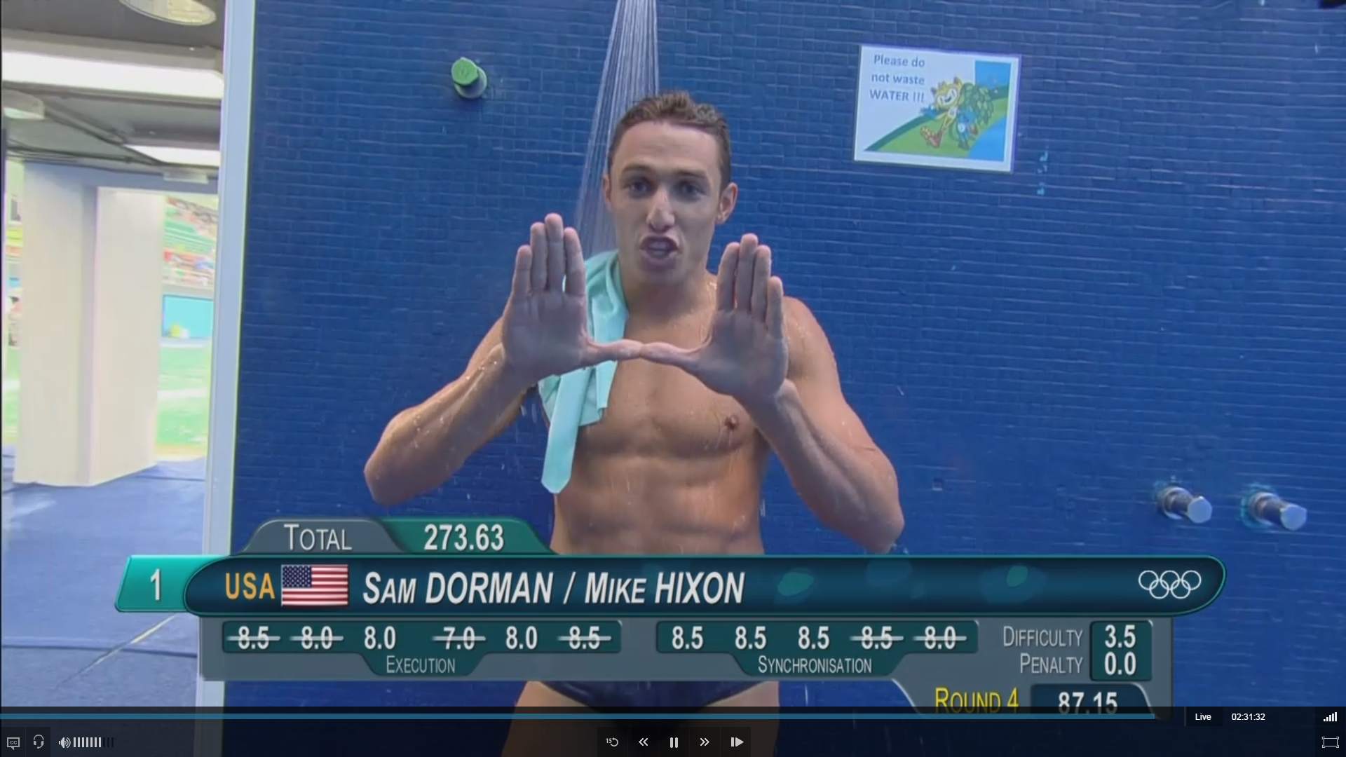 Dorman Springs Into Life After Diving
