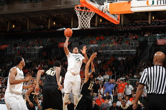 2012 Miami Hurricanes Men's Basketball vs Wake Forest