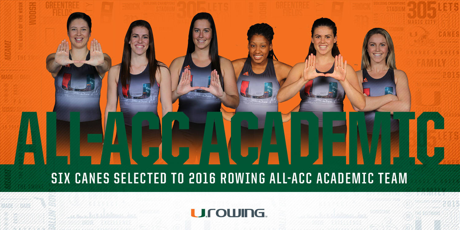 Rowing Earns Six All-ACC Academic honors
