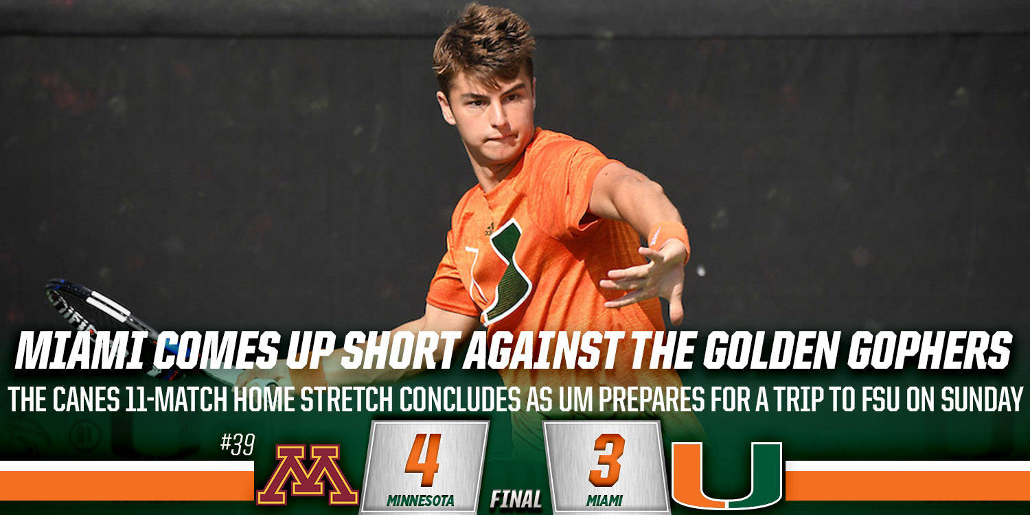 Miami Falls to Minnesota 4-3