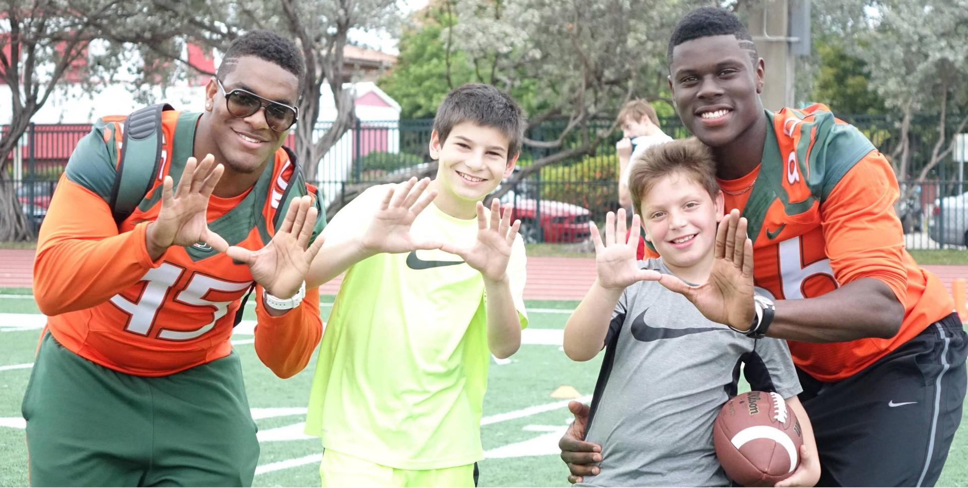 Photo Gallery: Canes Visit JAFCO Bowl