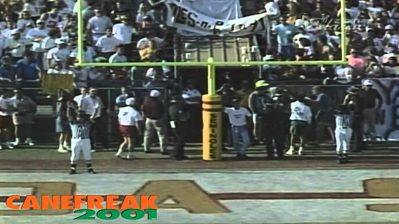 1991 Miami Hurricanes vs Florida State Highlights