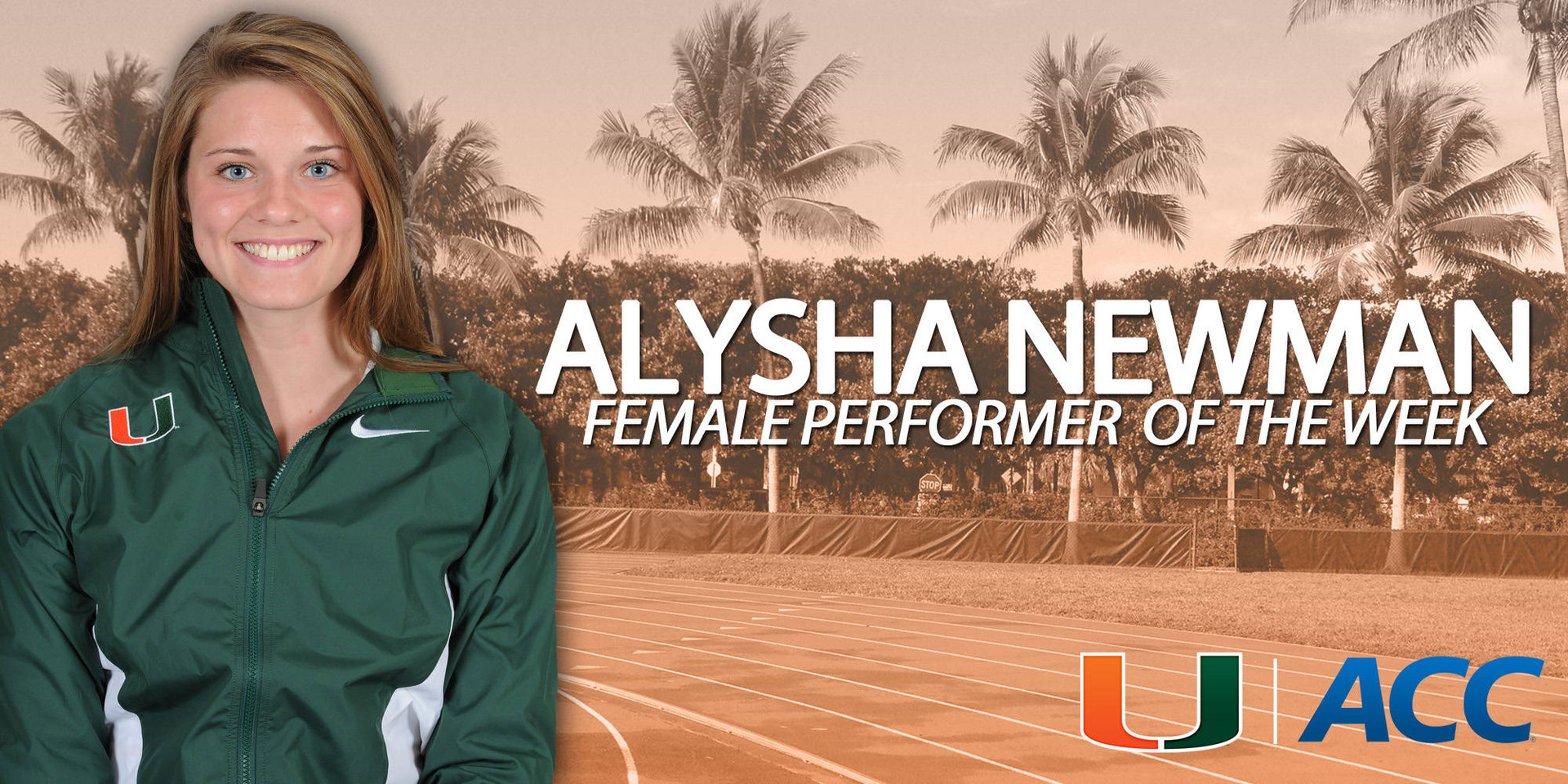 Alysha Newman Wins ACC Performer of the Week