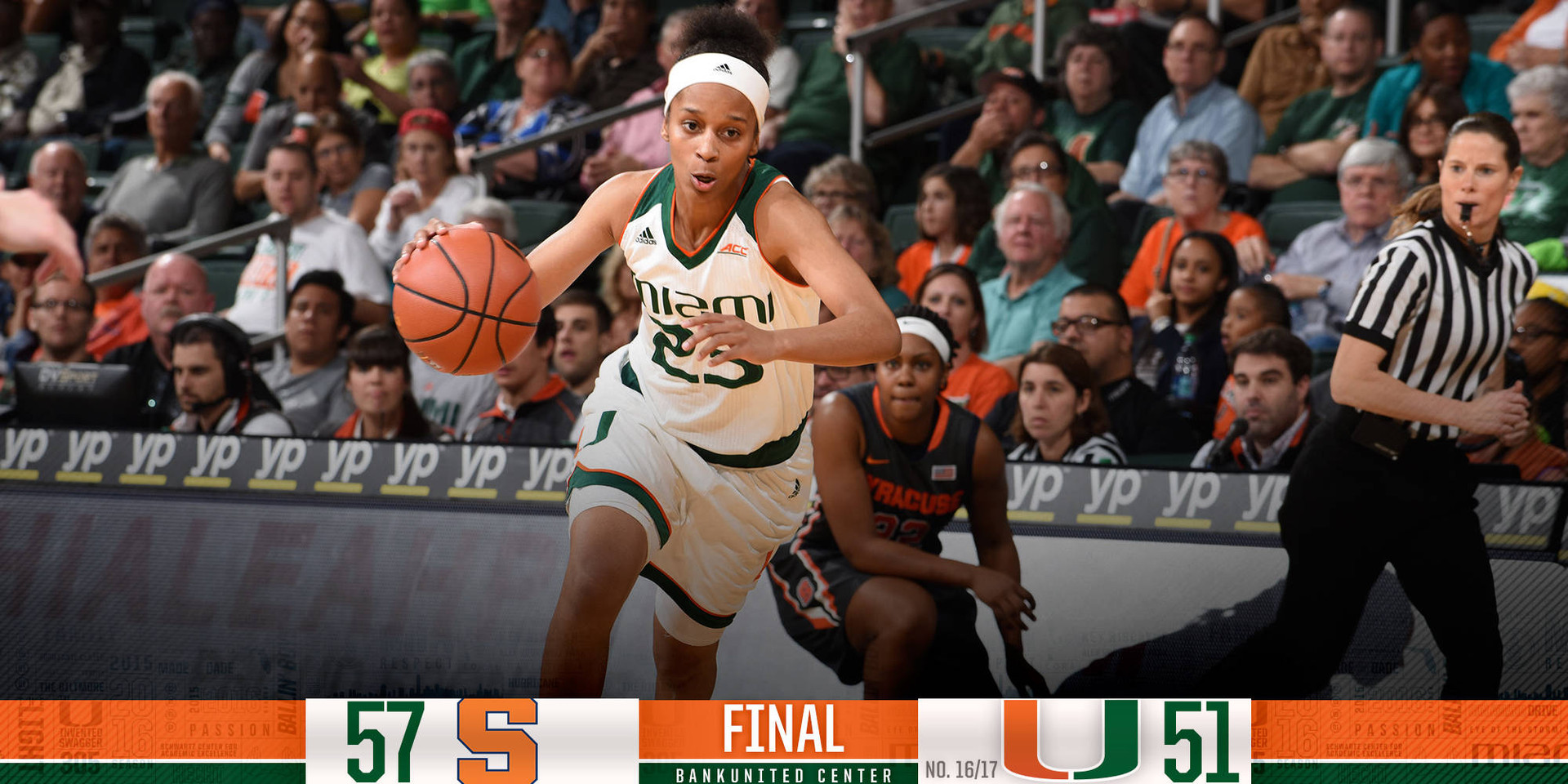 @CanesWBB Falls to Syracuse, 57-51