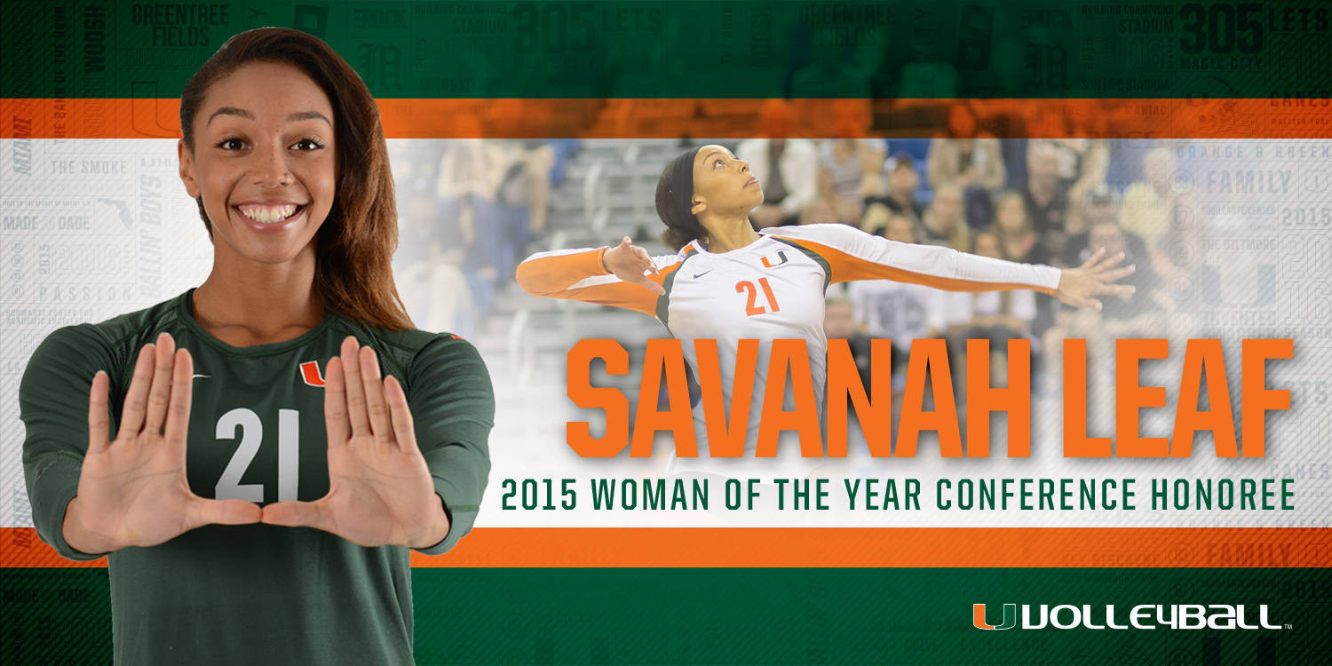 Leaf Nominated for NCAA Woman of the Year