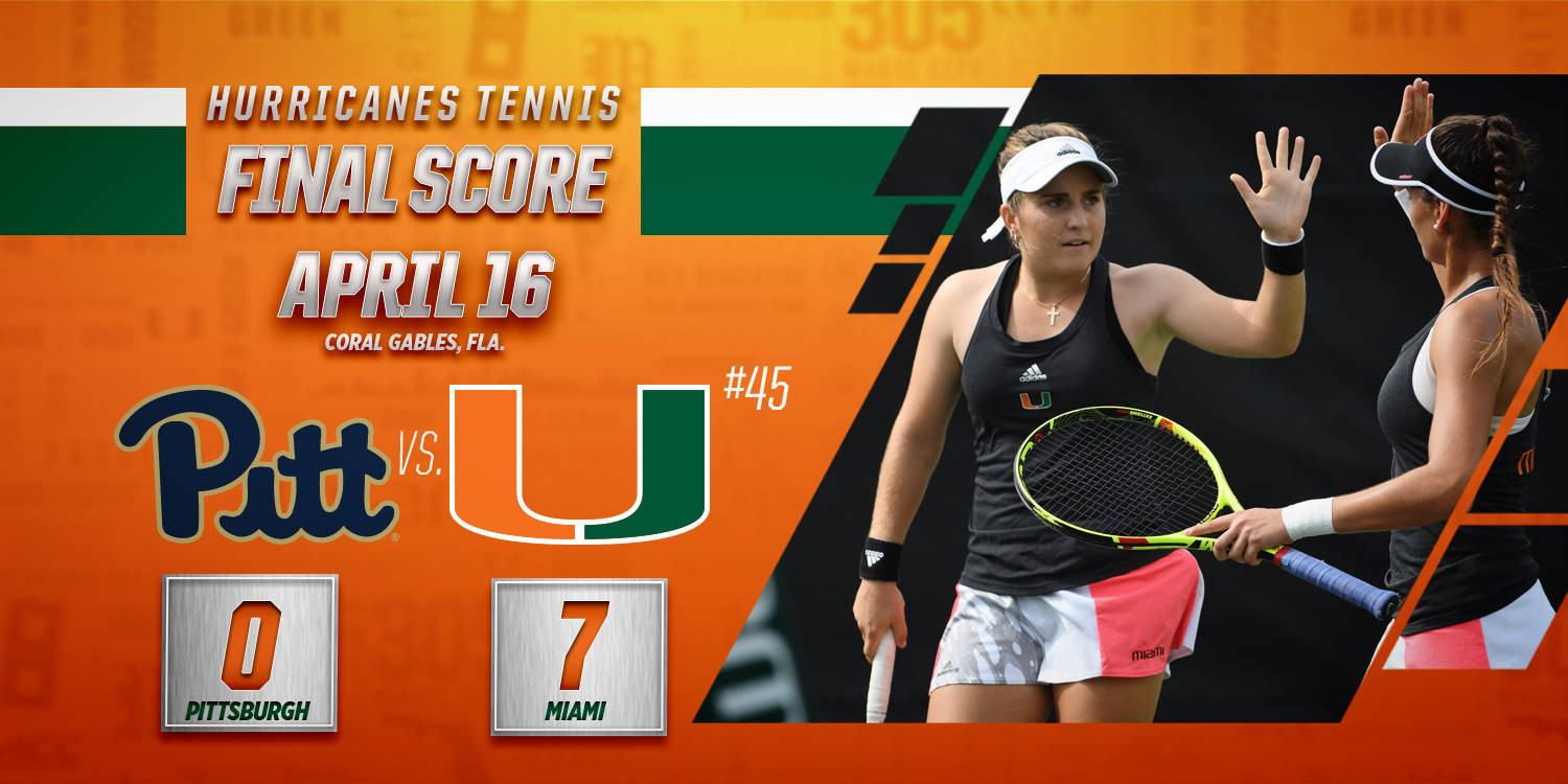 @CanesWTennis Blanks Pitt, 7-0, to Cap Home Slate
