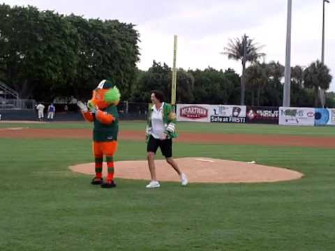 Katie Meier First Pitch