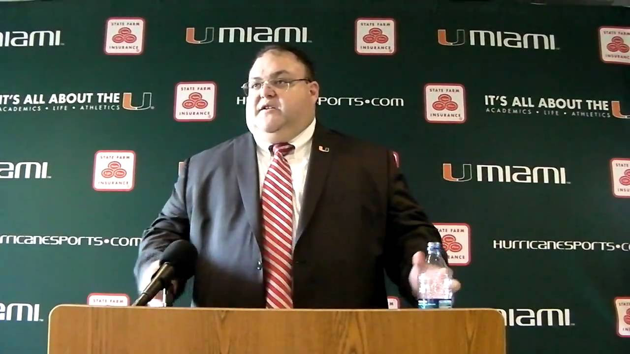 Acting Director of Athletics Tony Hernandez on Haith Stepping Down