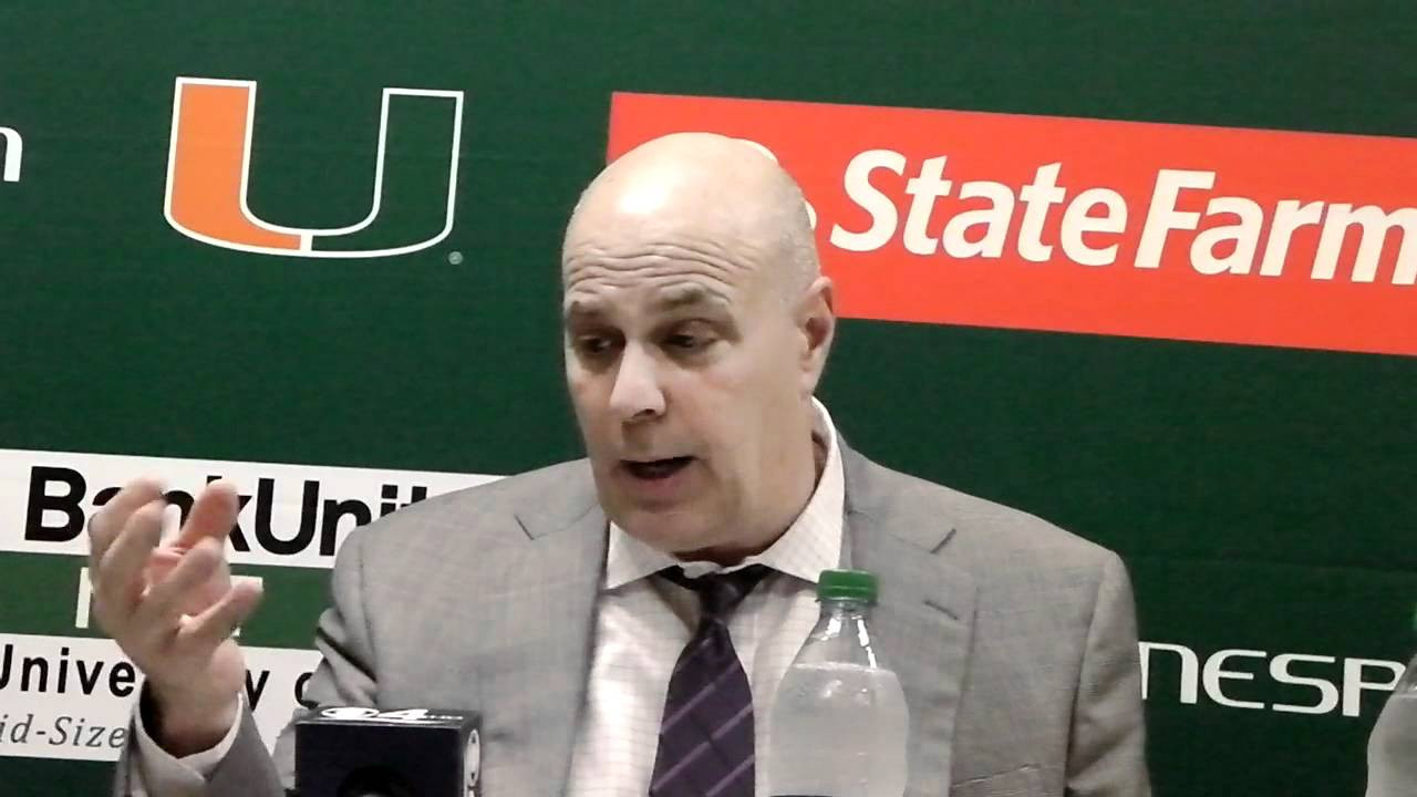 2/9/12 Miami v. Va Tech post-game press conference with Coach Greenberg
