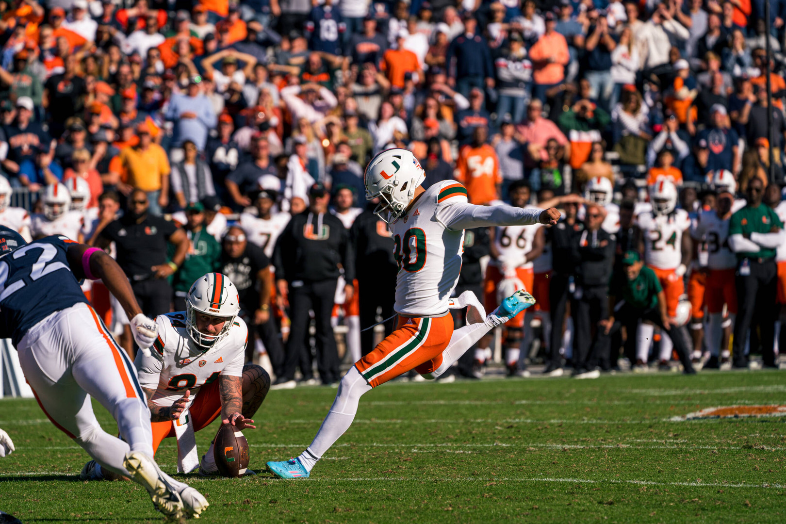Photo Gallery: Canes Football at Virginia
