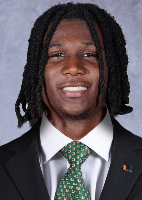 TeCory Couch - Football - University of Miami Athletics