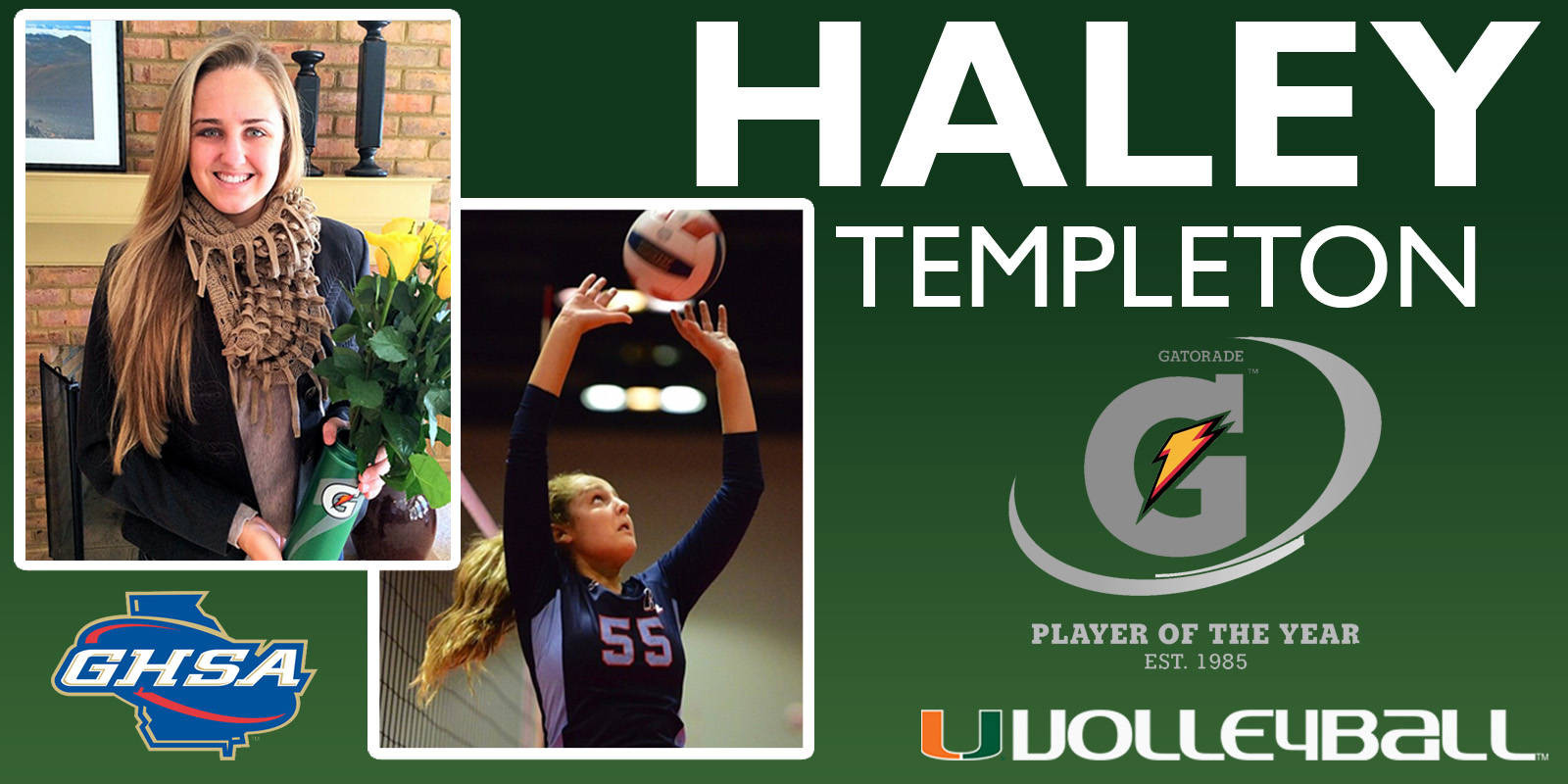Haley Templeton Named Gatorade Georgia POTY