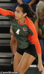 Canes Volleyball: Can U Dig It with Alexis Mourning