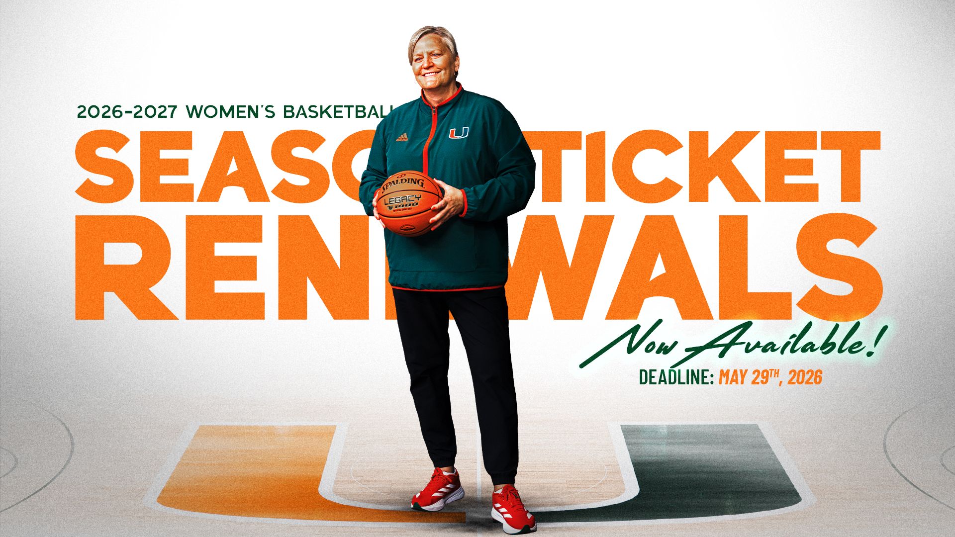 Renew Your Women's Basketball 2026-27 Season Tickets