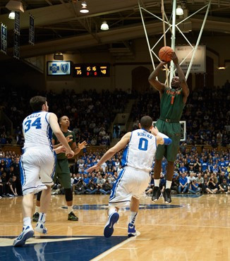 05 February 2012   Miami vs. Duke, from Cameron Indoor Stadium in Durham, NC.