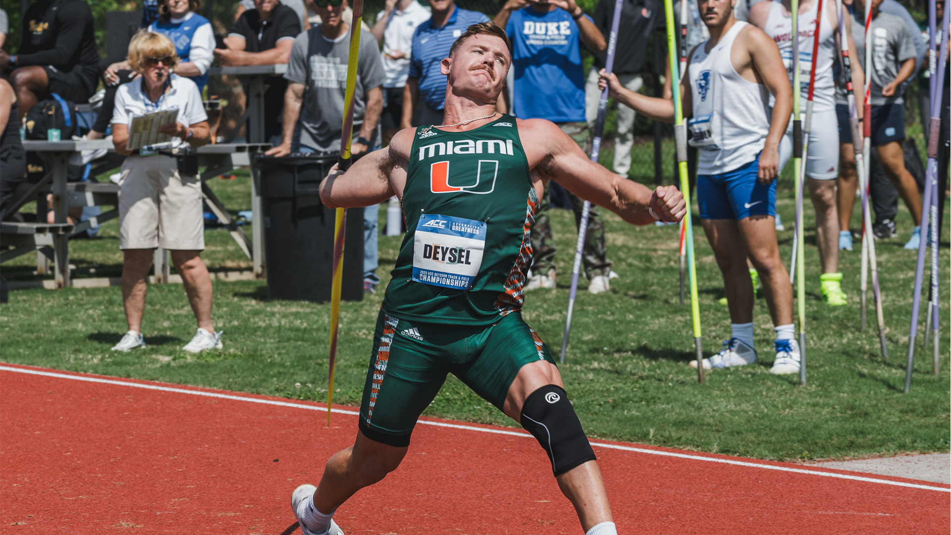 Deysel Wins Javelin Title as Hurricanes Open Competition at ACC Championships