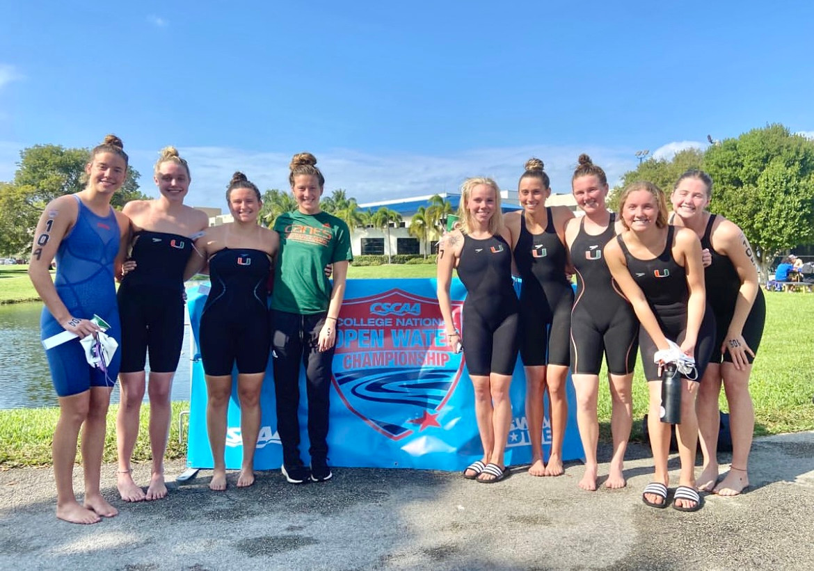 Miami Places Fourth in the Country at the College National Open Water Championships