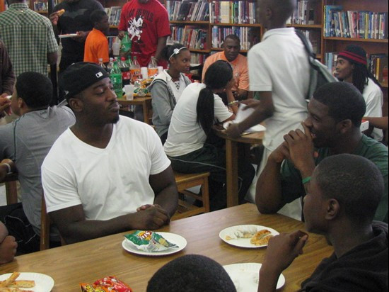 Fun4Kids - Lauryn Williams Mentoring Program South Miami Middle School Visit (12/7/09)