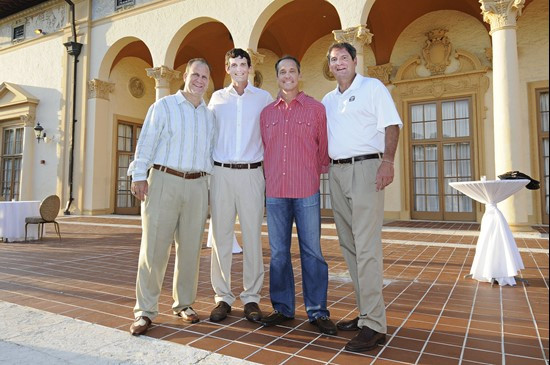 Ken Dorsey, Gino Torretta, Craig Erickson, Bernie Kosar  at Gino Torretta Foundation Annual Golf Tournament & Fundraiser