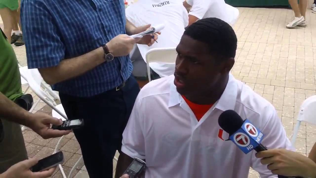 Al-Quadin Muhammad #CanesCamp - Aug. 9 2013