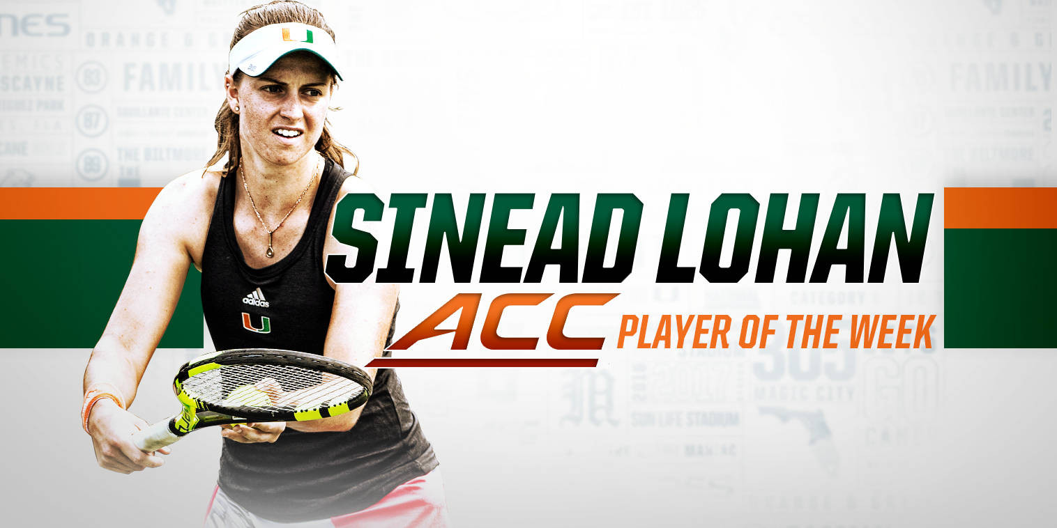 Lohan Named ACC Player of the Week