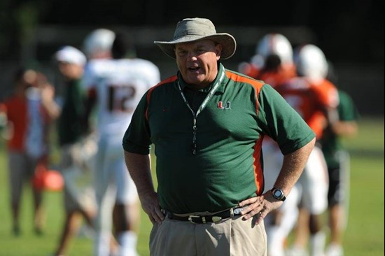Art Kehoe - 2011 Miami Hurricanes Spring Football @ Spanish River High School