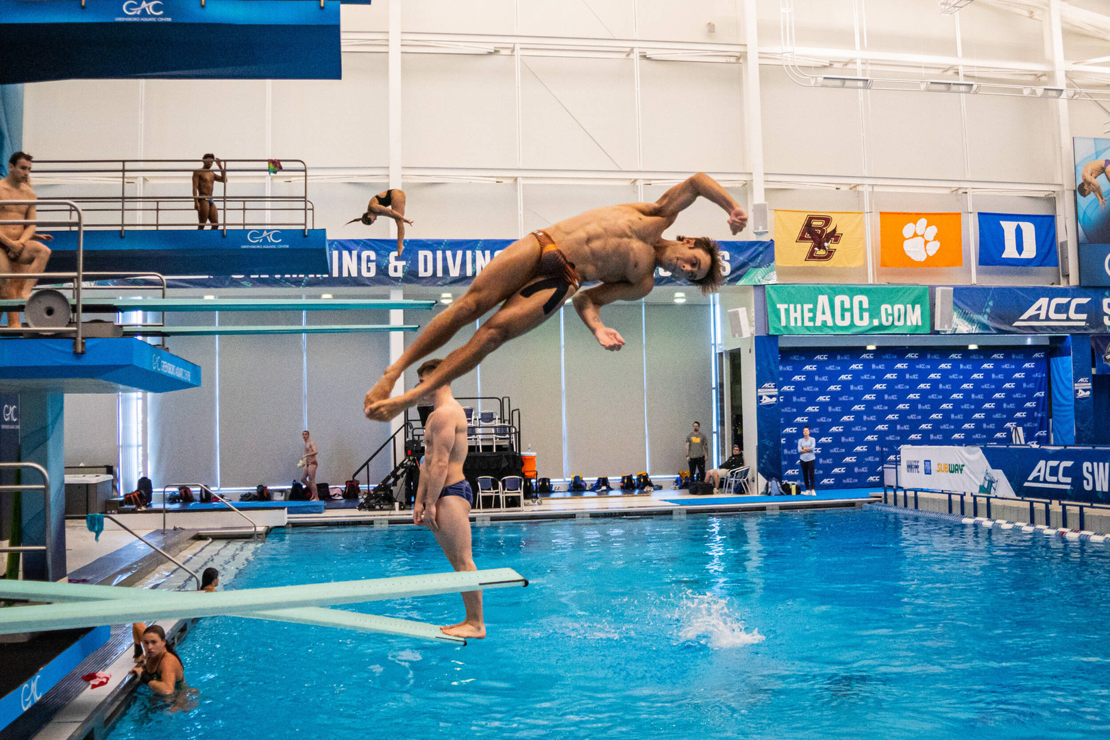 Flory Captures Gold on Day 1 of the ACC Championships