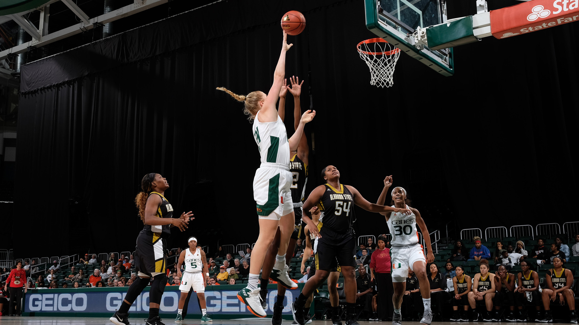 WBB Cruises Past Alabama State, 79-31