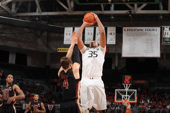 2012 Miami Hurricanes Men's Basketball vs Florida State
