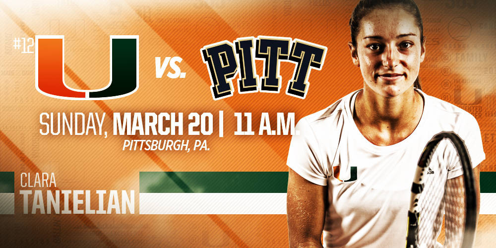 @CanesWTennis Hits the Road to Face Pittsburgh