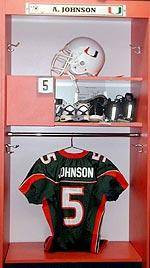 Miami Hurricanes' Football Locker Auction