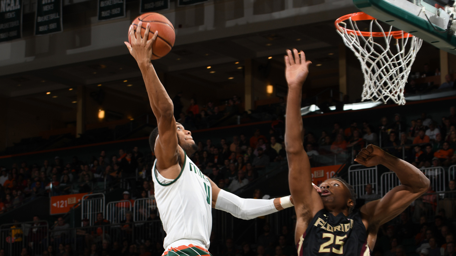 No. 15 Canes Stop No. 24 FSU, 80-74