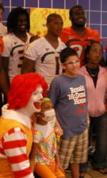 `Canes Visit Energizes Local Ronald McDonald House