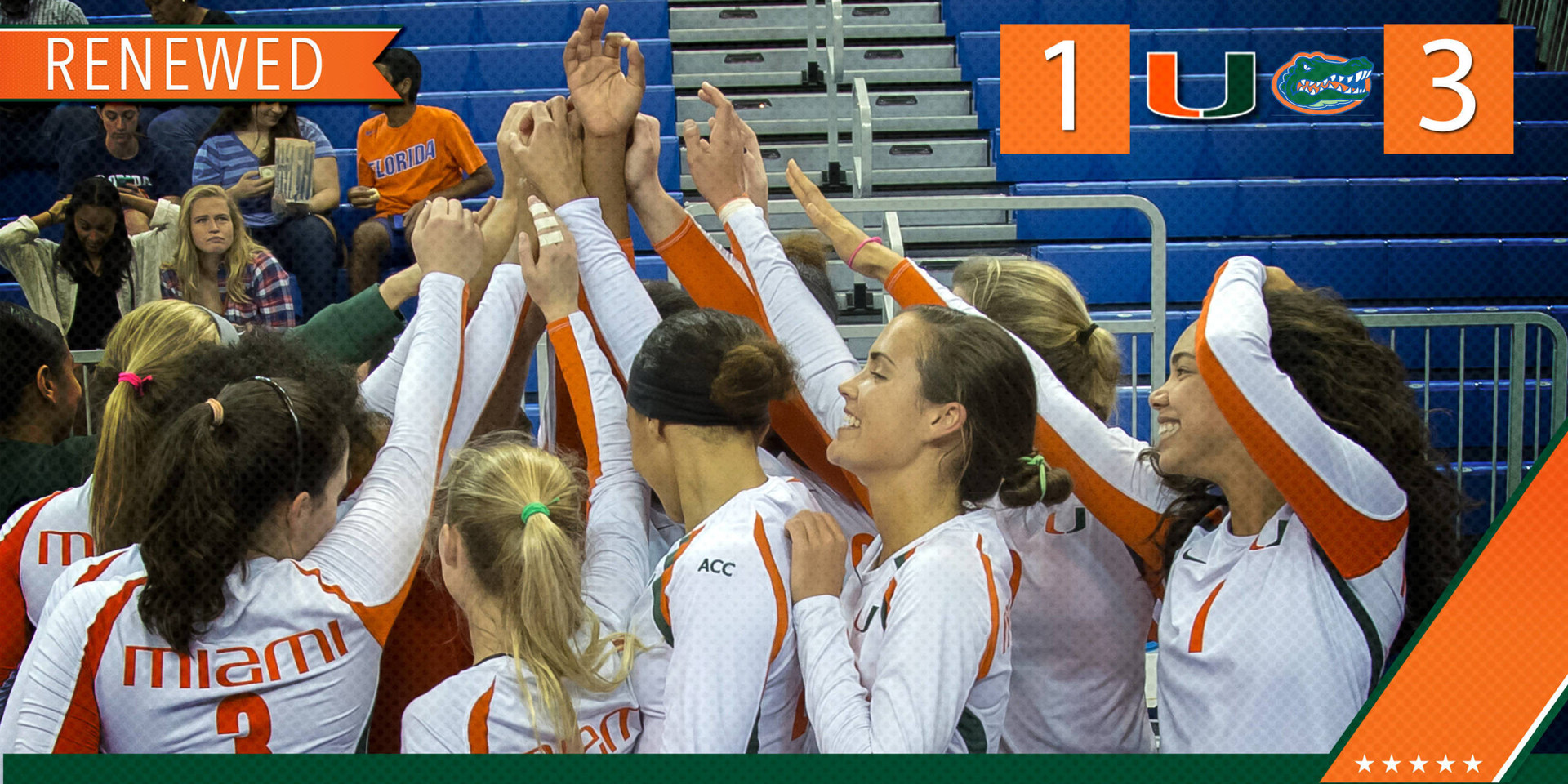 @CanesVB Falls in Tight Battle at #8 Florida