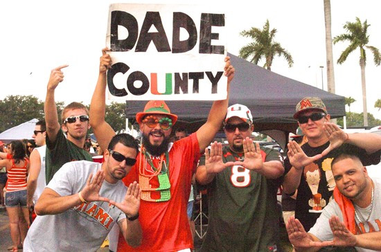 Tailgating at SunLife Stadium before a game against the Wake Forest Demon Deacons at Sun Life Stadium on October 26, 2013.  Photo by Steven Murphy/SPN...