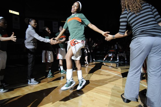 2011 Miami Hurricanes Women's Basketball vs Maryland - Sylvia Bullock